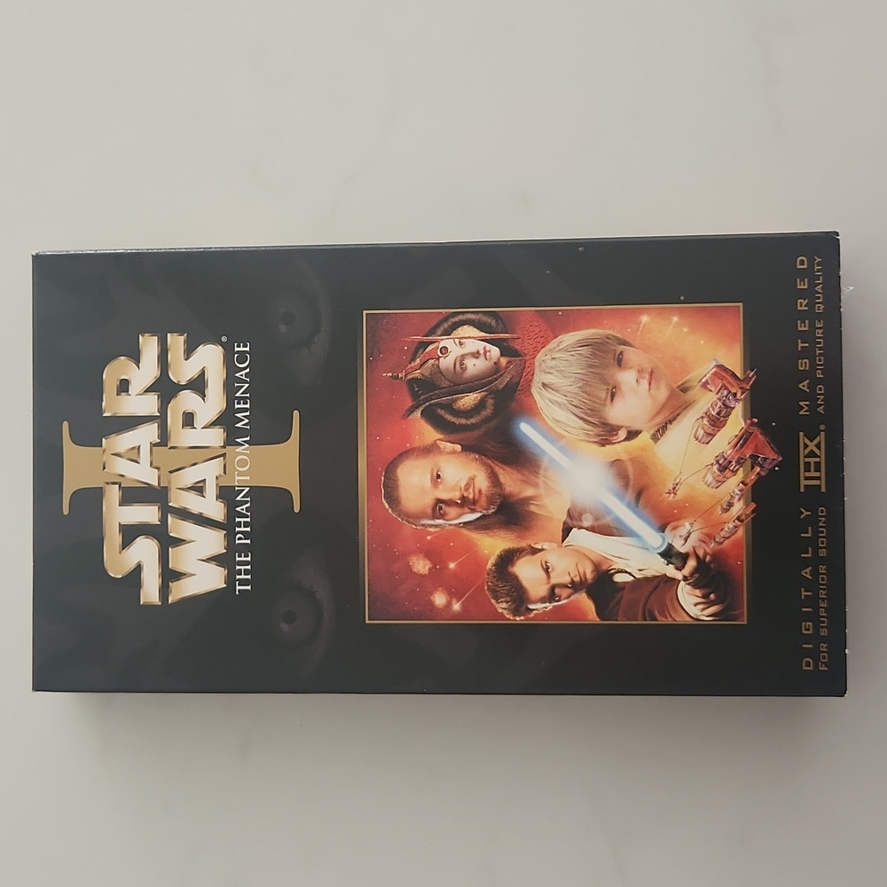 Star Wars The Phantom Menace VHS